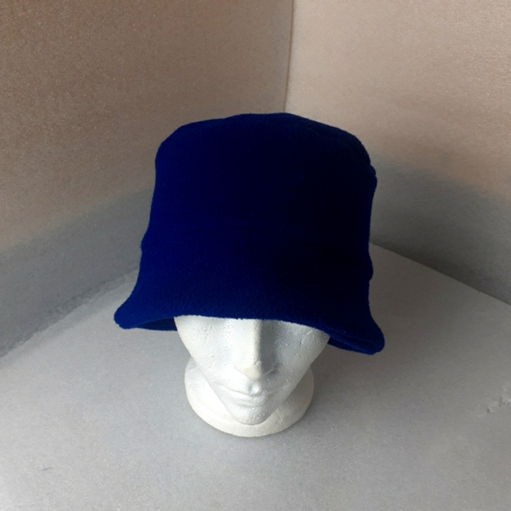 Thermal Fleece bucket hat 55-58cm fits S-M  Spring/Fall/Winter Deep Navy Blue